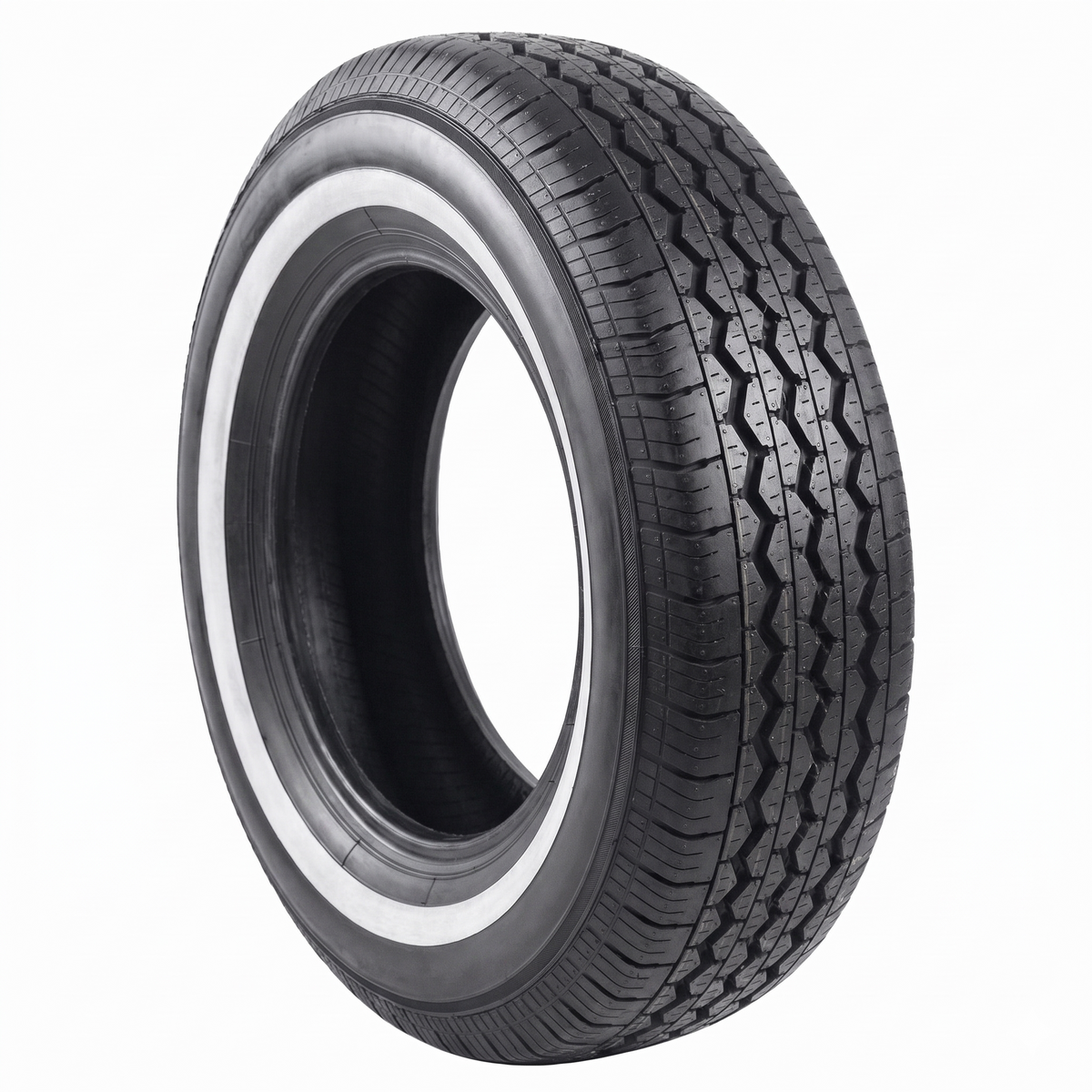 195R14C POWERTRAC VANMARCH 106/104R WHITE WALL